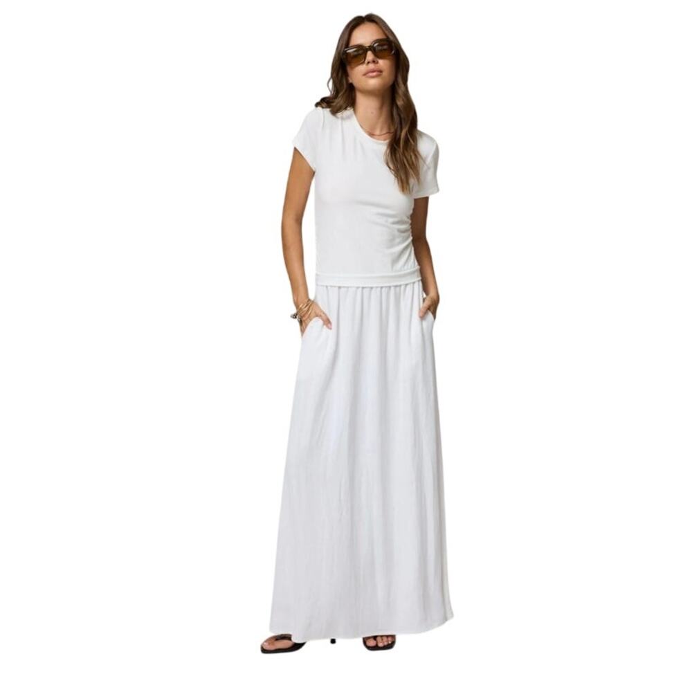 Stillwater The Whitney Maxi White Size Large
